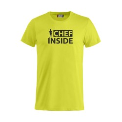 T-Shirt Chef Inside Fluo