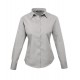 Camicia Donna Policotone Manica Lunga Grigio Chiaro