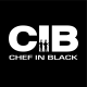 T-Shirt Manica Corta Chef in Black